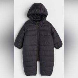 H&M Padded All-In-One Hooded Puffer Suit